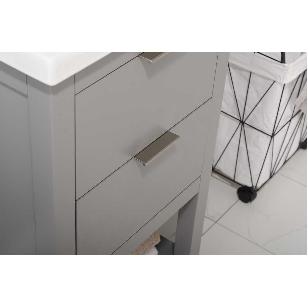 Klein 20" Single Sink Vanity In Gray