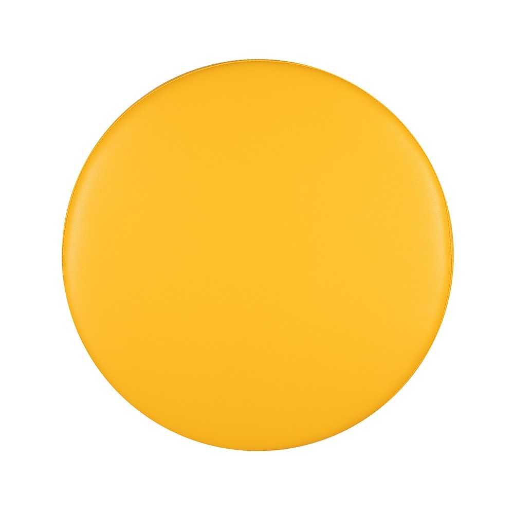 Large Soft Seating Collaborative Circle for Classrooms and Common Spaces - Yellow (18" Height x 24" Diameter)