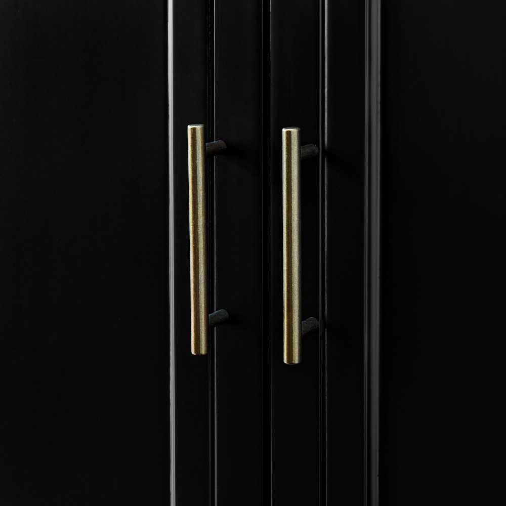 Laurel 62" 4 Door Tiered Modern Sideboard - Black