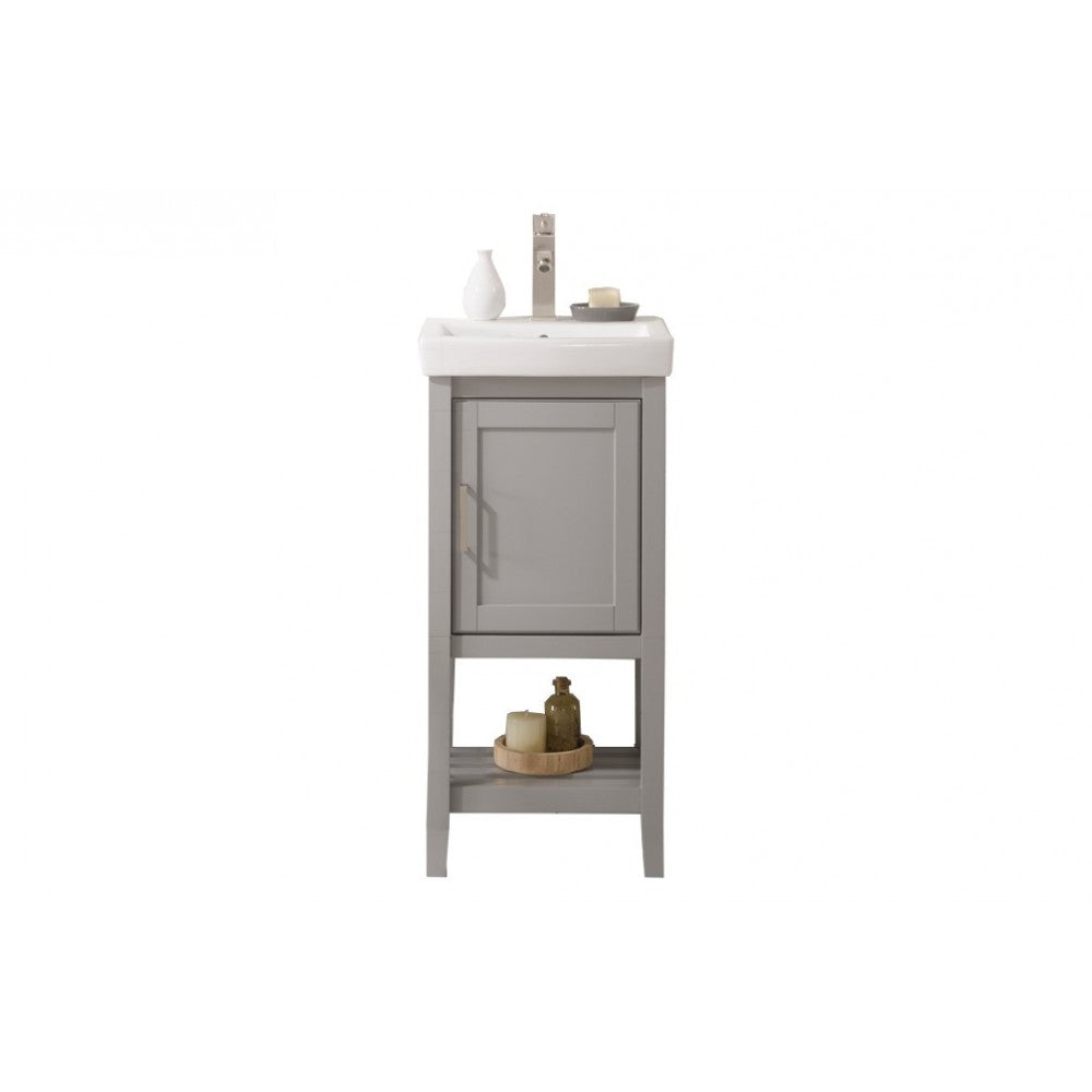 Legion Furniture 18" Gray Sink Vanity