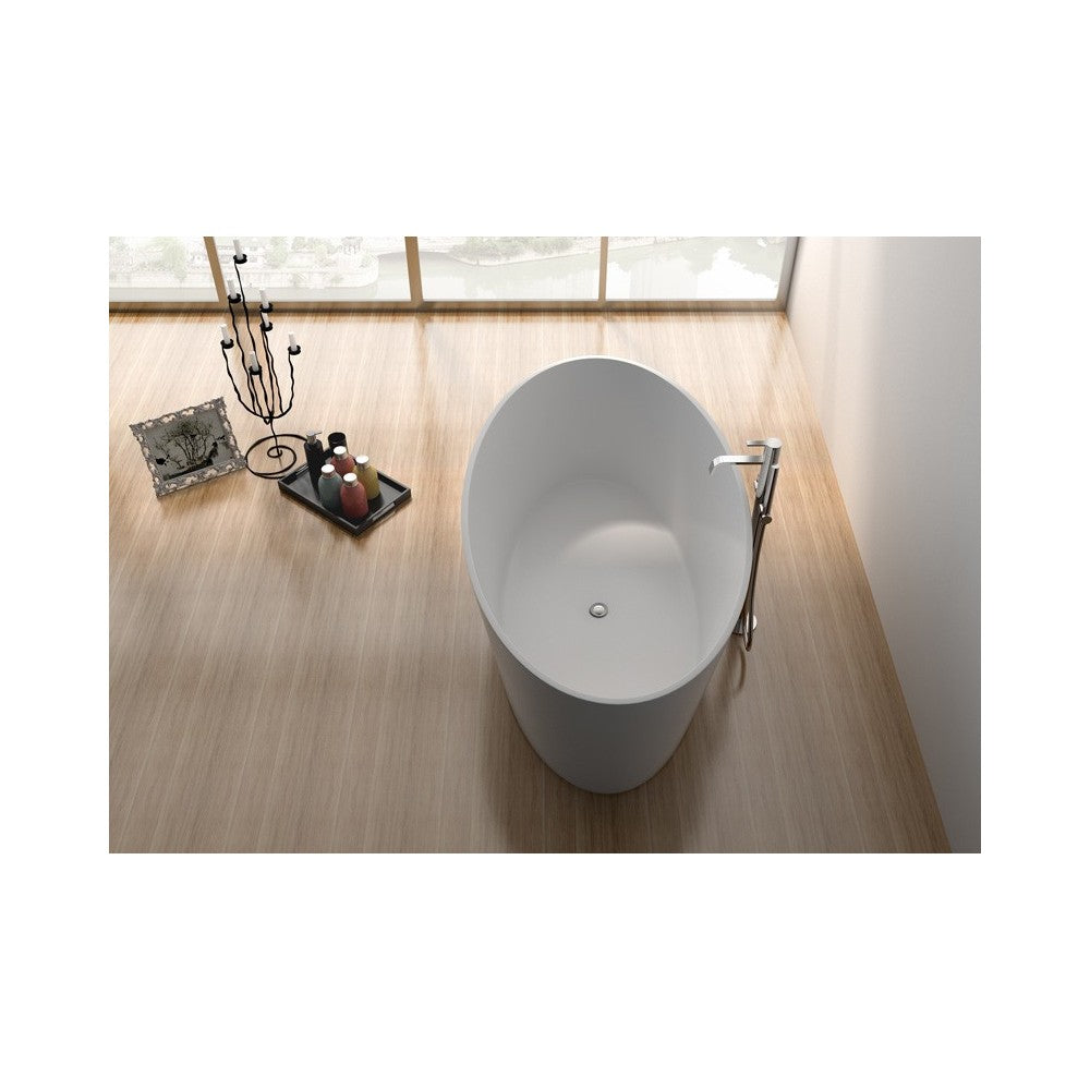Legion Furniture 63" X 29.5" Freestanding Soaking Bathtub - No Faucet