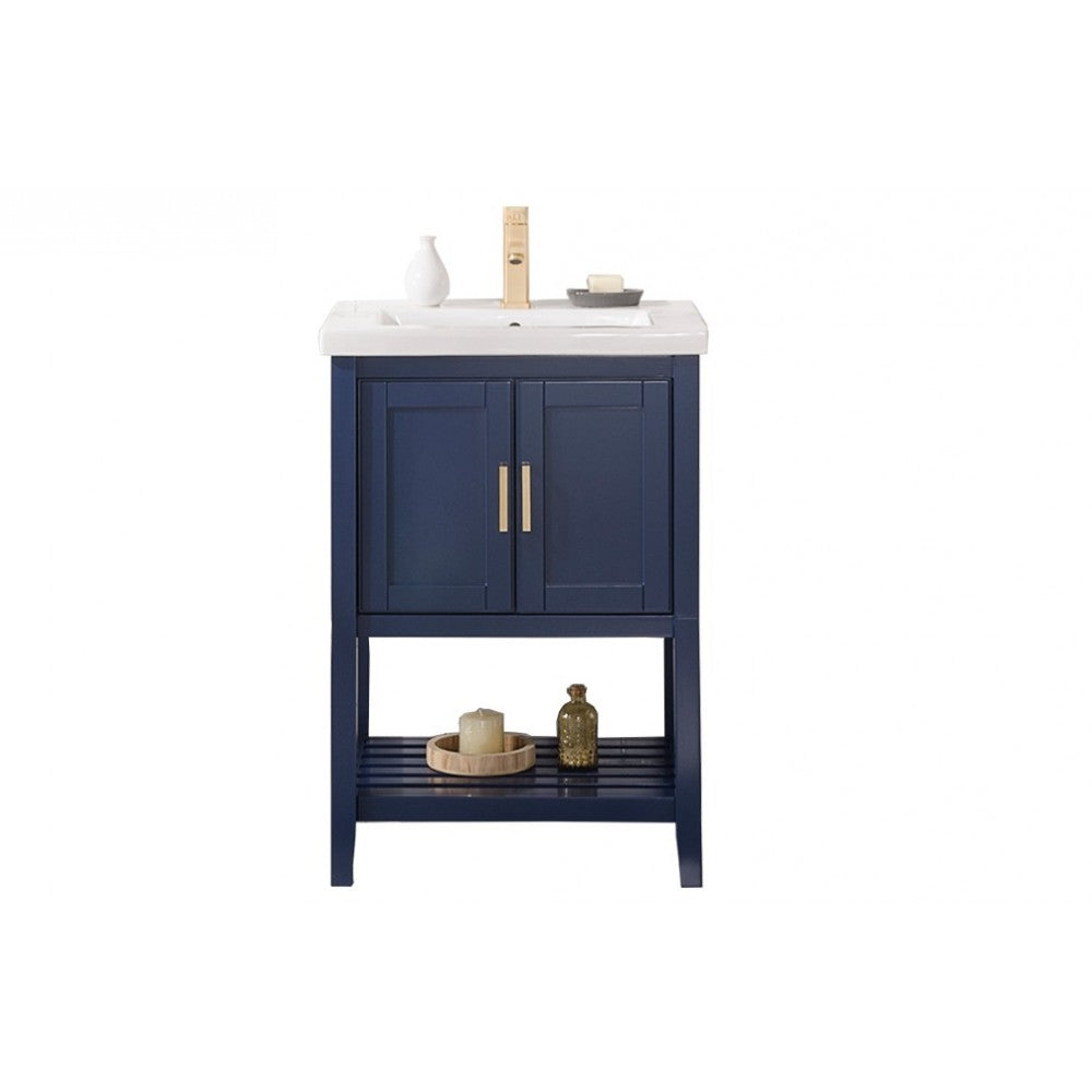 Legion Furniture WLF9024-B 24" Blue Sink Vanity
