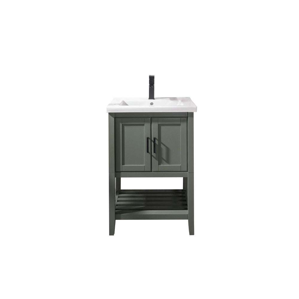 Legion Furniture WLF9024-PG 24" Pewter Green Sink Vanity