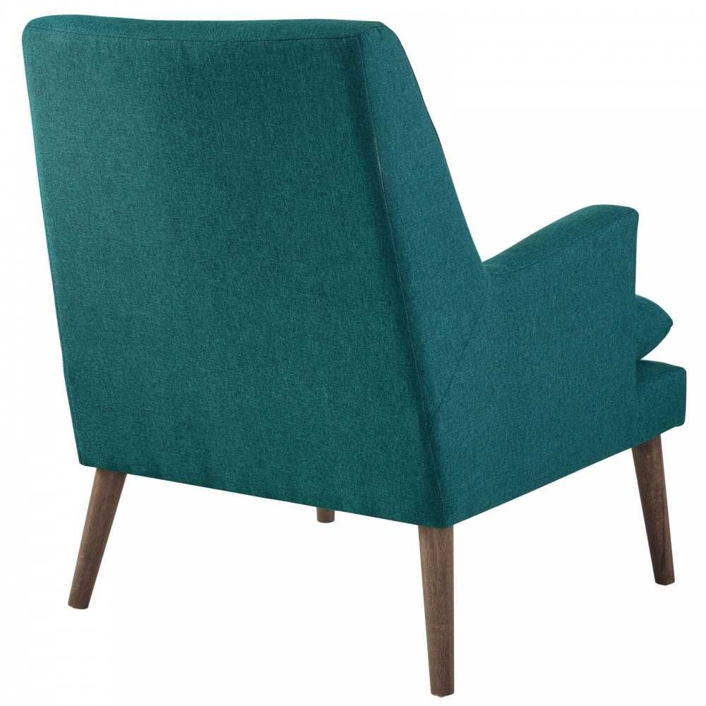 Leisure Upholstered Lounge Chair, Teal
