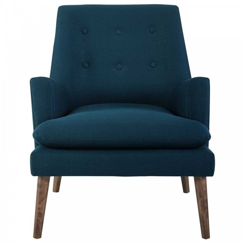 Leisure Upholstered Lounge Chair, Azure