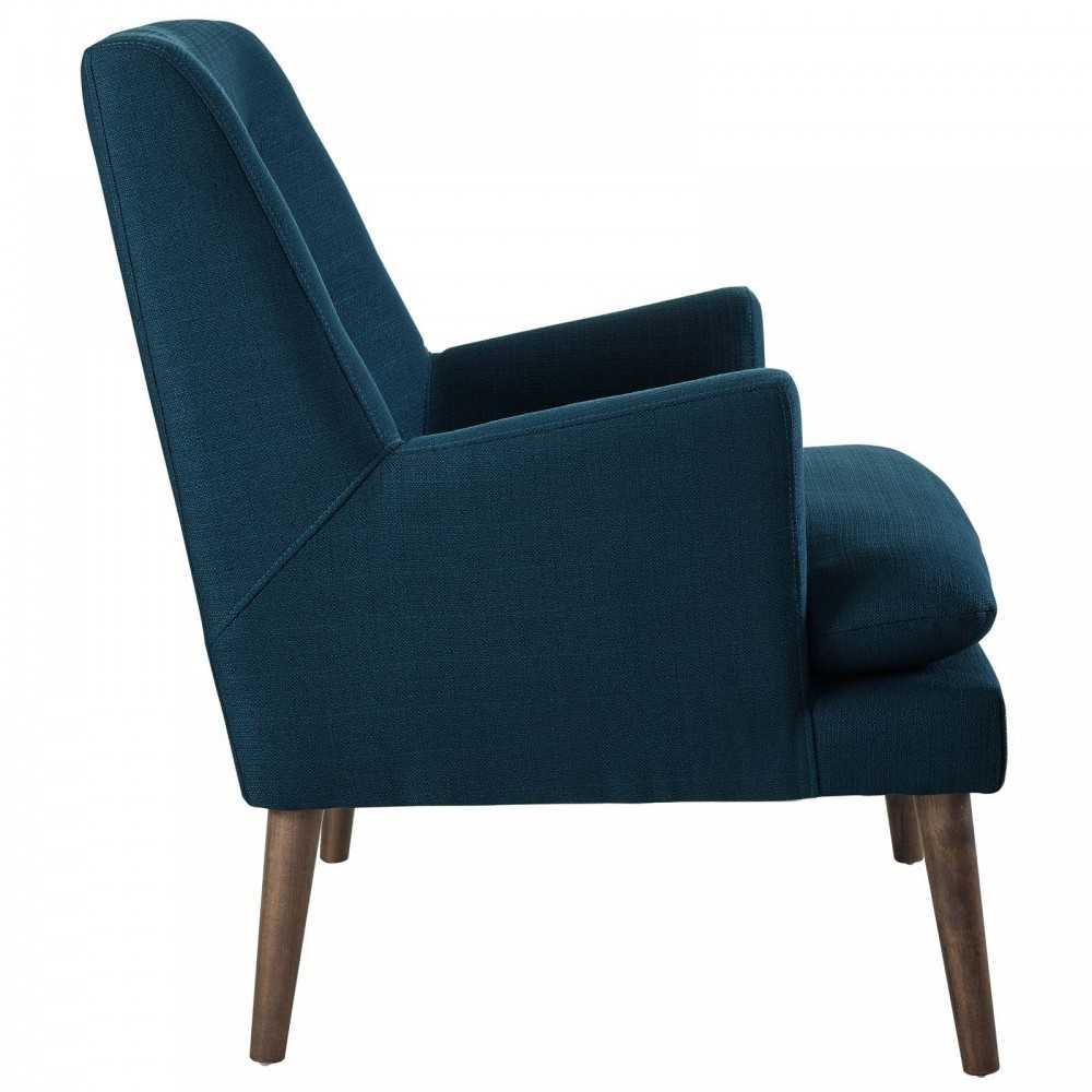 Leisure Upholstered Lounge Chair, Azure