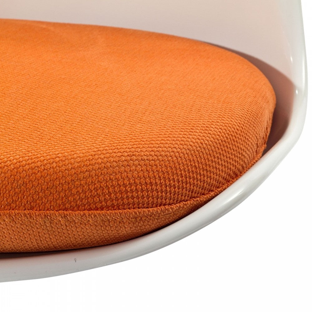 Lippa Dining Fabric Side Chair, Orange