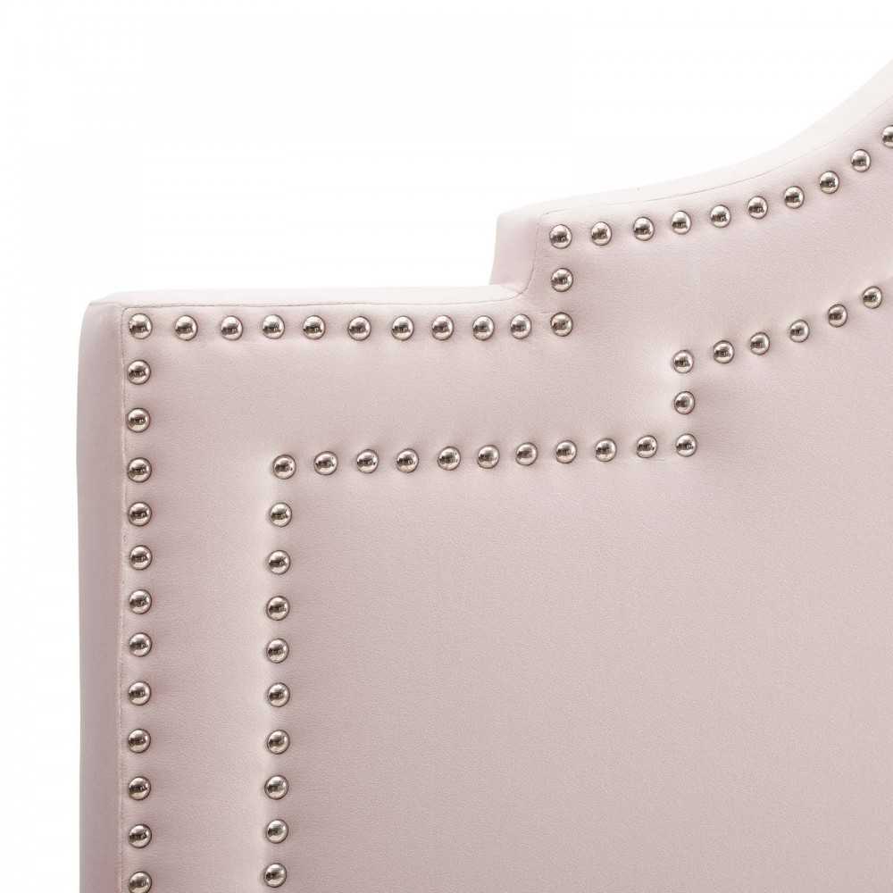 Lucia Full/Queen Performance Velvet Headboard, Pink