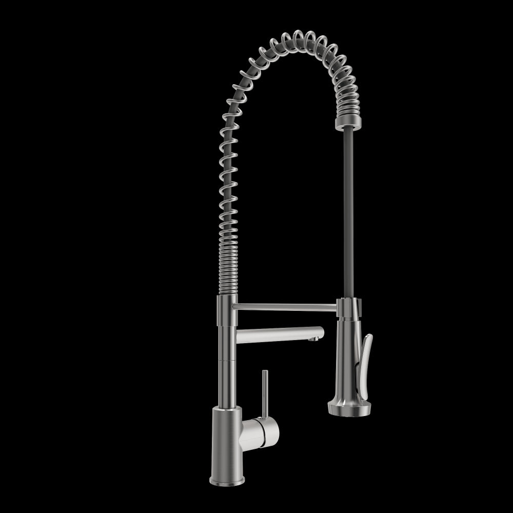 Maggiore 2.0 Dual-Spout Professional Kitchen Faucet in Stainless Steel