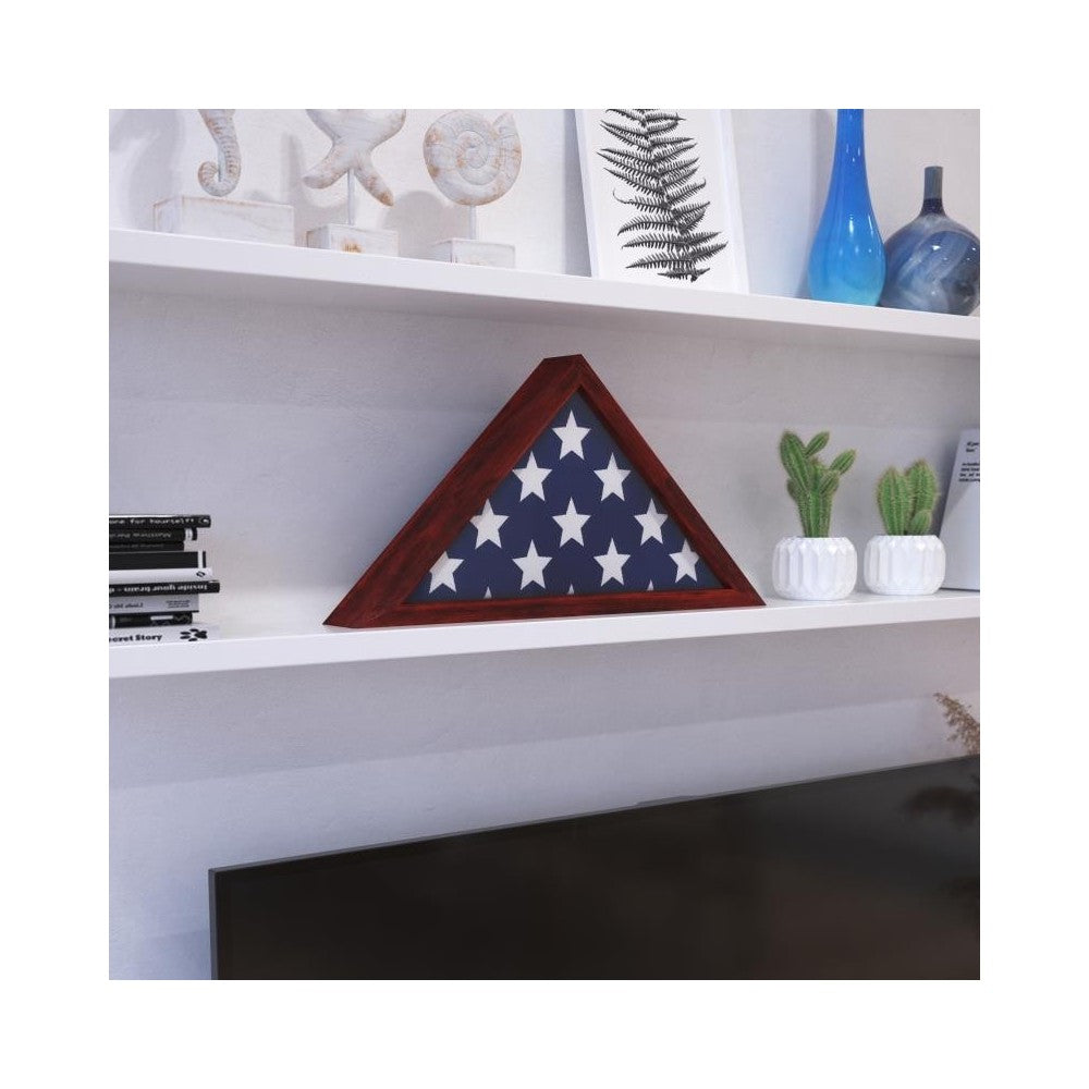Mahogany 9.5 x 5 Flag Case
