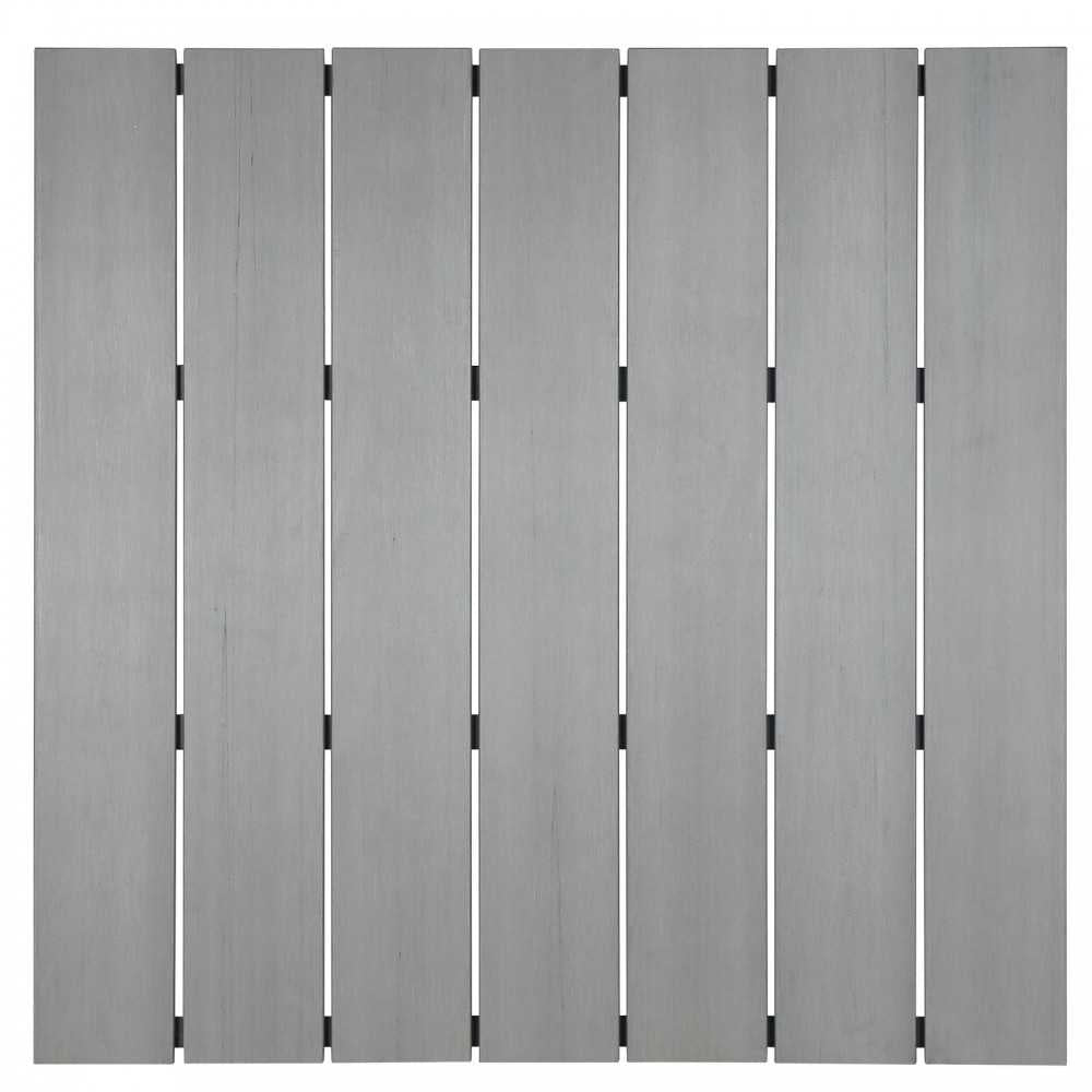 Maine Outdoor Patio Bar Table, Brown Gray