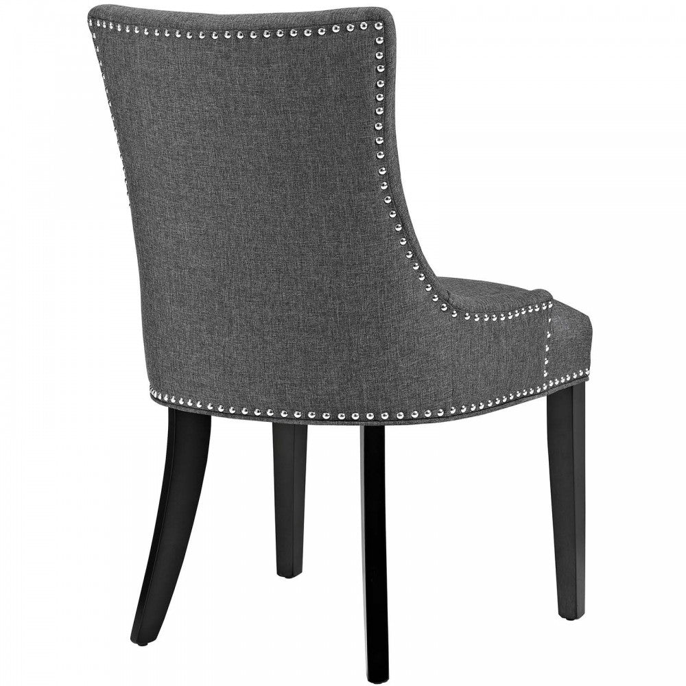 mar Dining Side Chair Fabric Set of 2, Gray