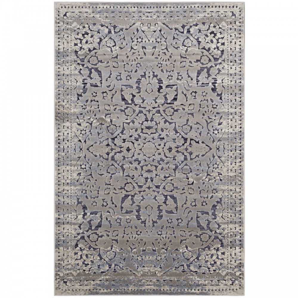 Margarida Distressed Vintage Turkish 5x8 Area Rug