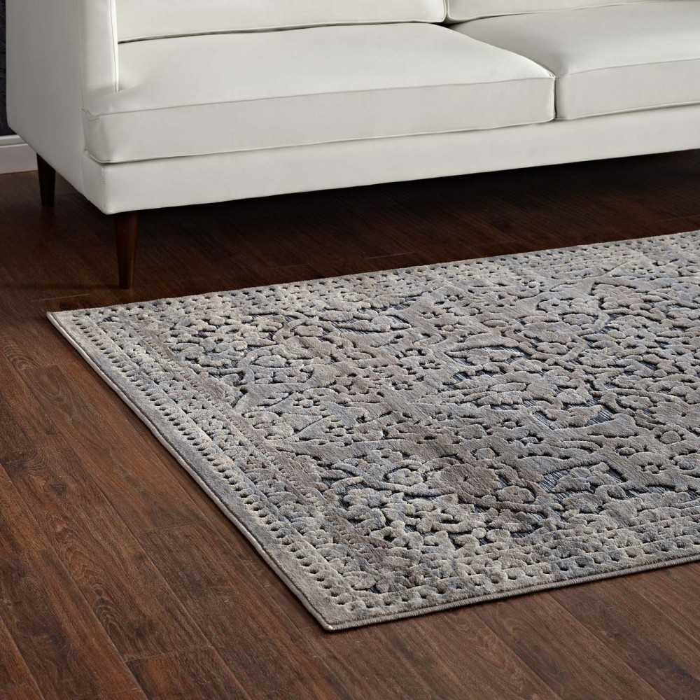 Margarida Distressed Vintage Turkish 5x8 Area Rug