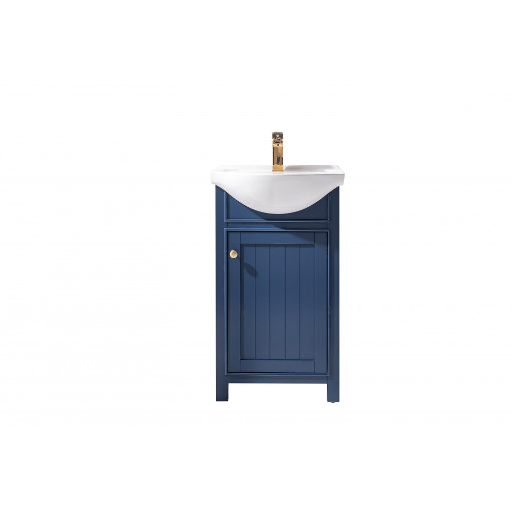 Marian 20" Single Sink Vanity In Blue