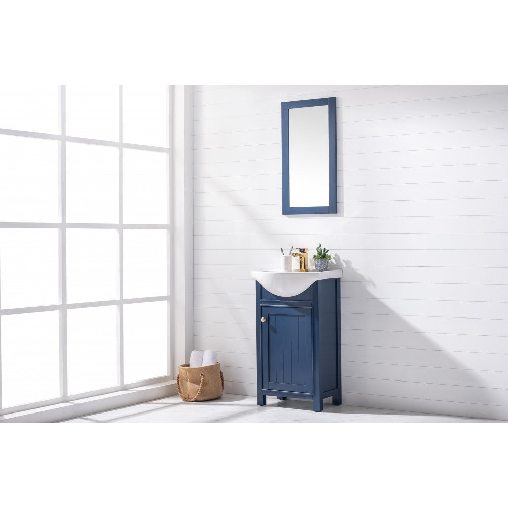 Marian 20" Single Sink Vanity In Blue