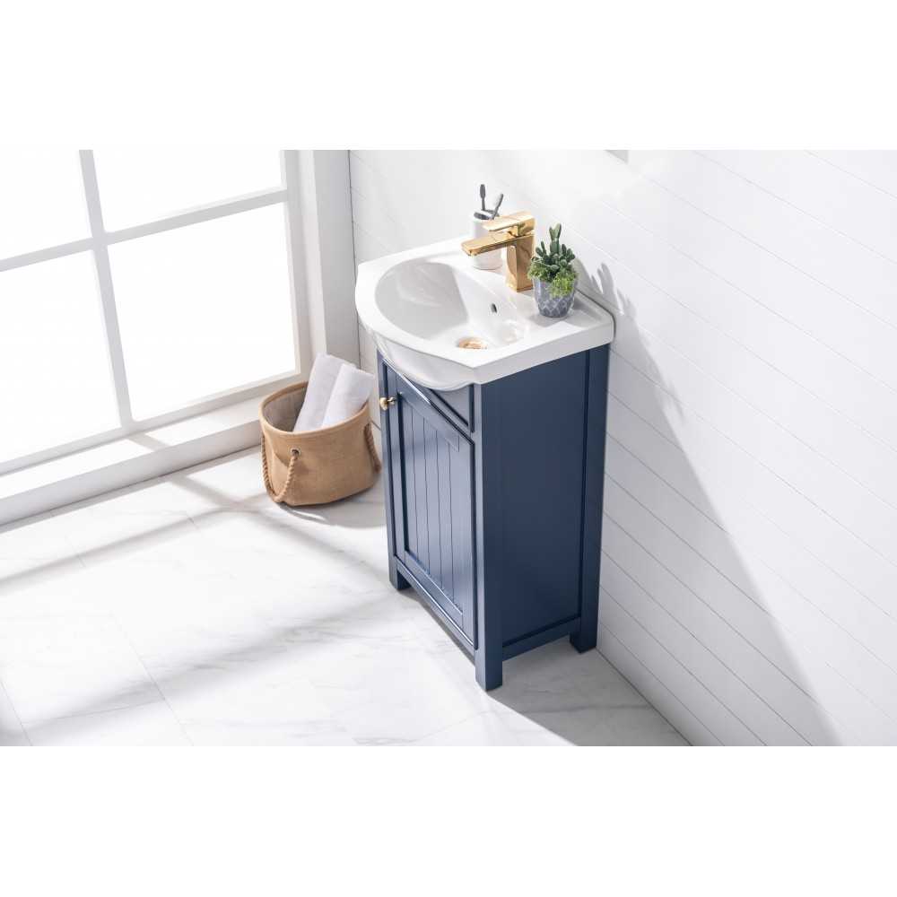 Marian 20" Single Sink Vanity In Blue