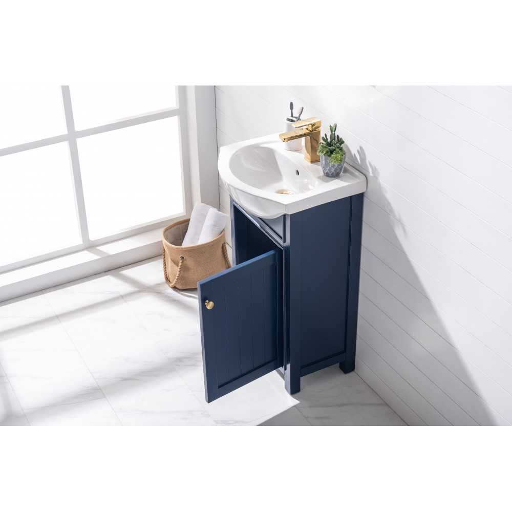 Marian 20" Single Sink Vanity In Blue