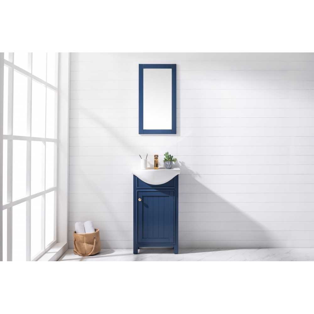 Marian 20" Single Sink Vanity In Blue