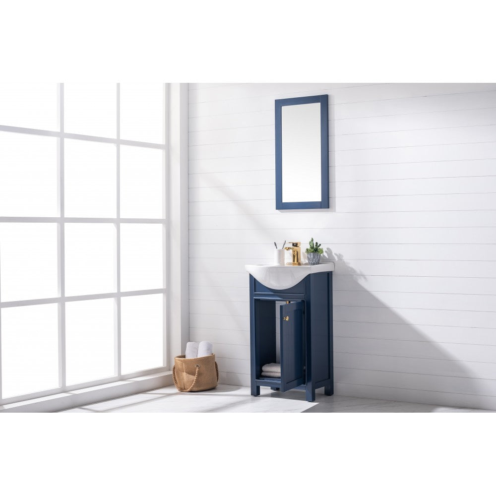 Marian 20" Single Sink Vanity In Blue