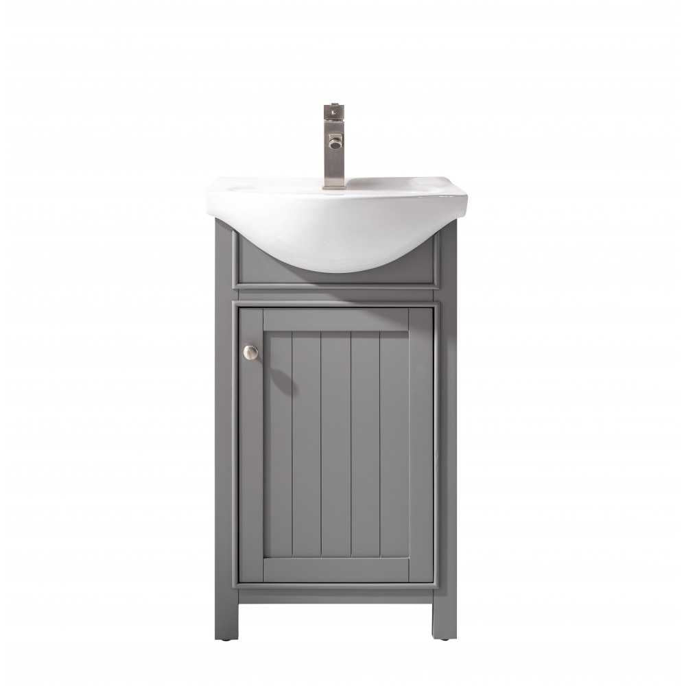 Marian 20" Single Sink Vanity In Gray
