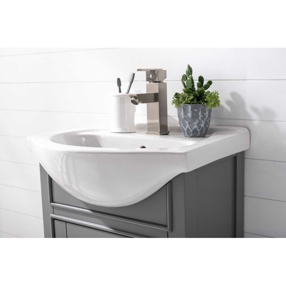 Marian 20" Single Sink Vanity In Gray