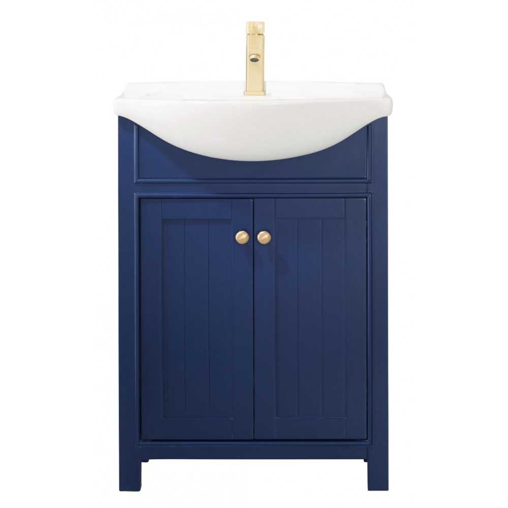 Marian 24" Single Sink Vanity In Blue