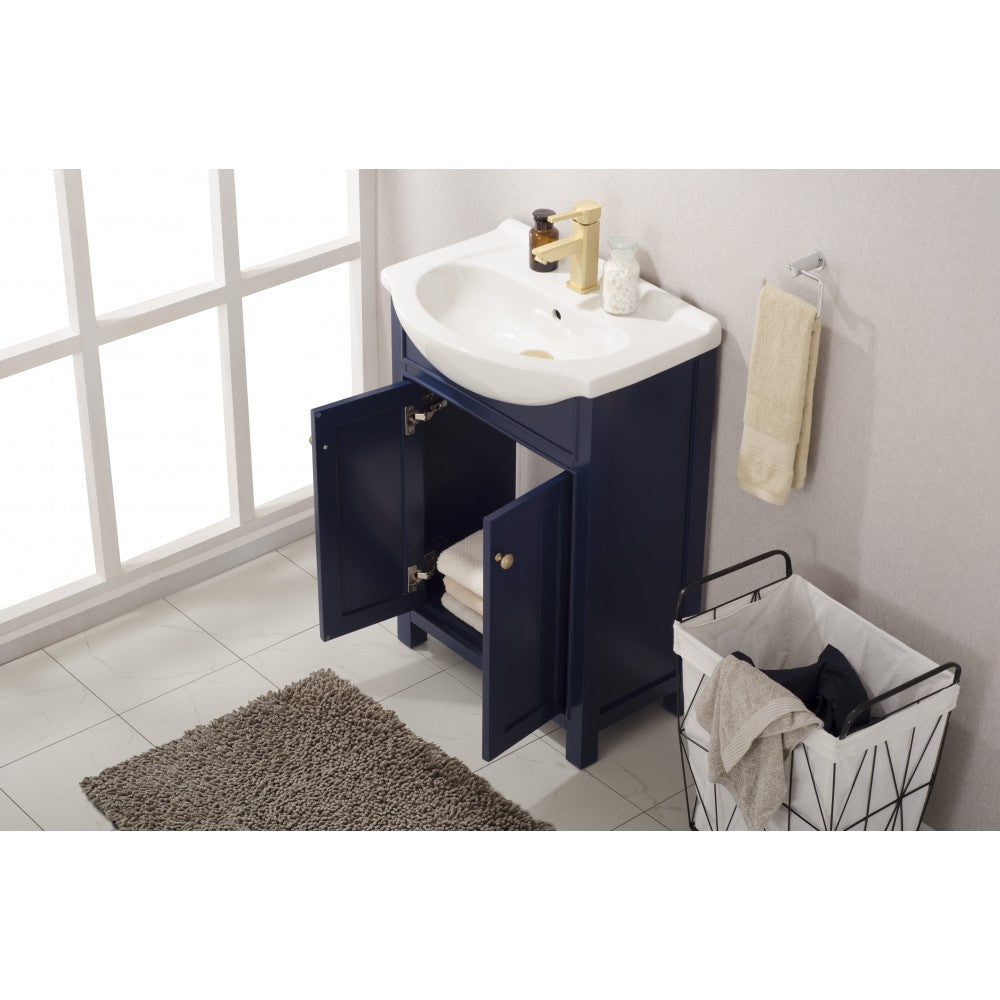Marian 24" Single Sink Vanity In Blue