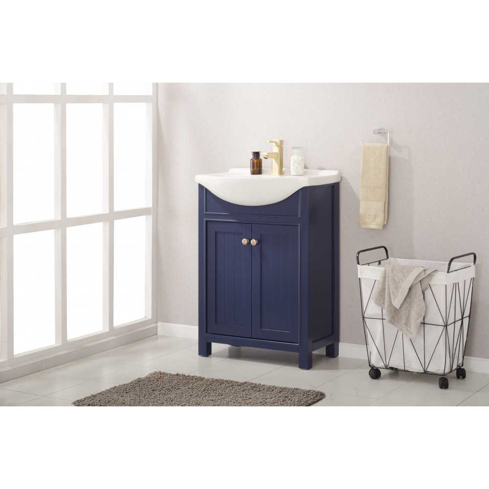 Marian 24" Single Sink Vanity In Blue