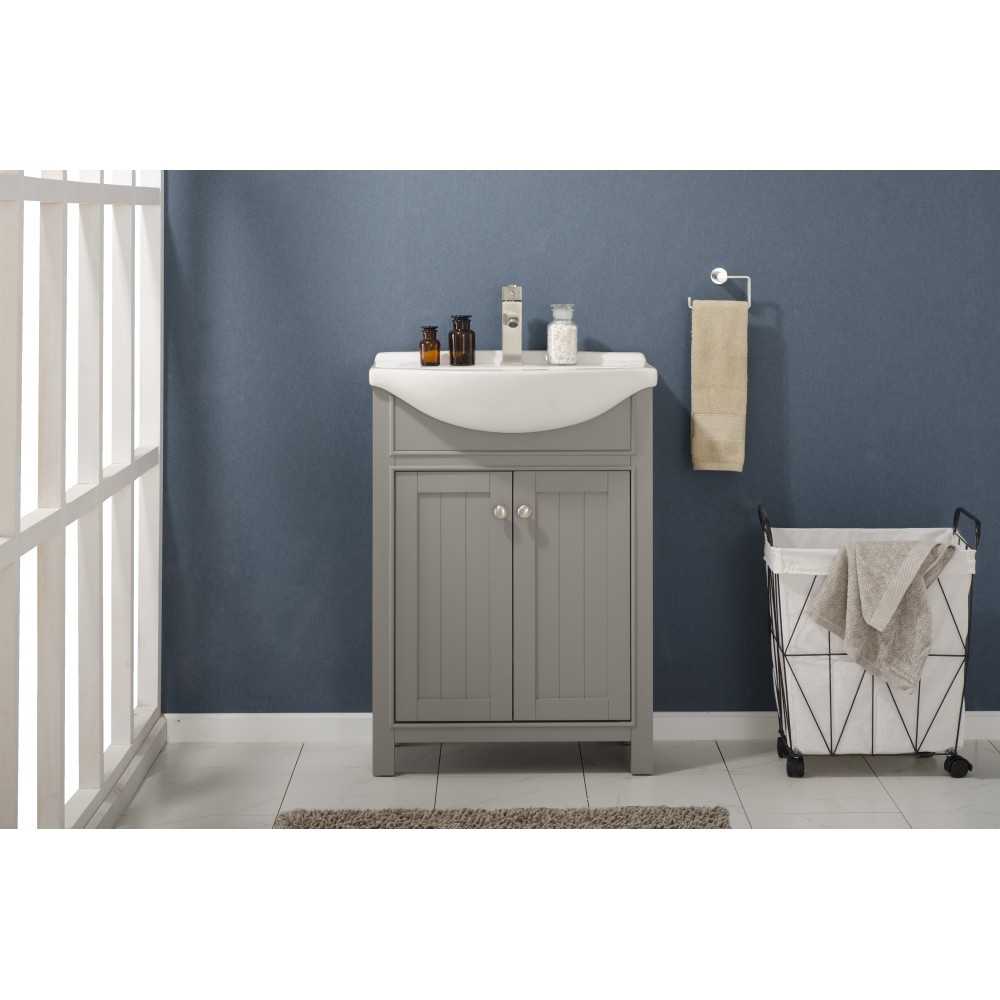 Marian 24" Single Sink Vanity In Gray