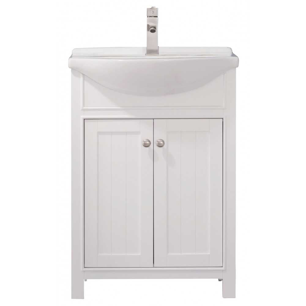 Marian 24" Single Sink Vanity In White