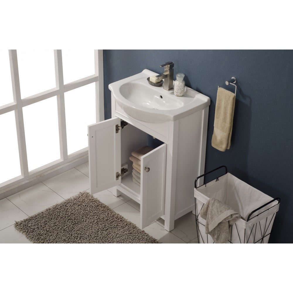 Marian 24" Single Sink Vanity In White