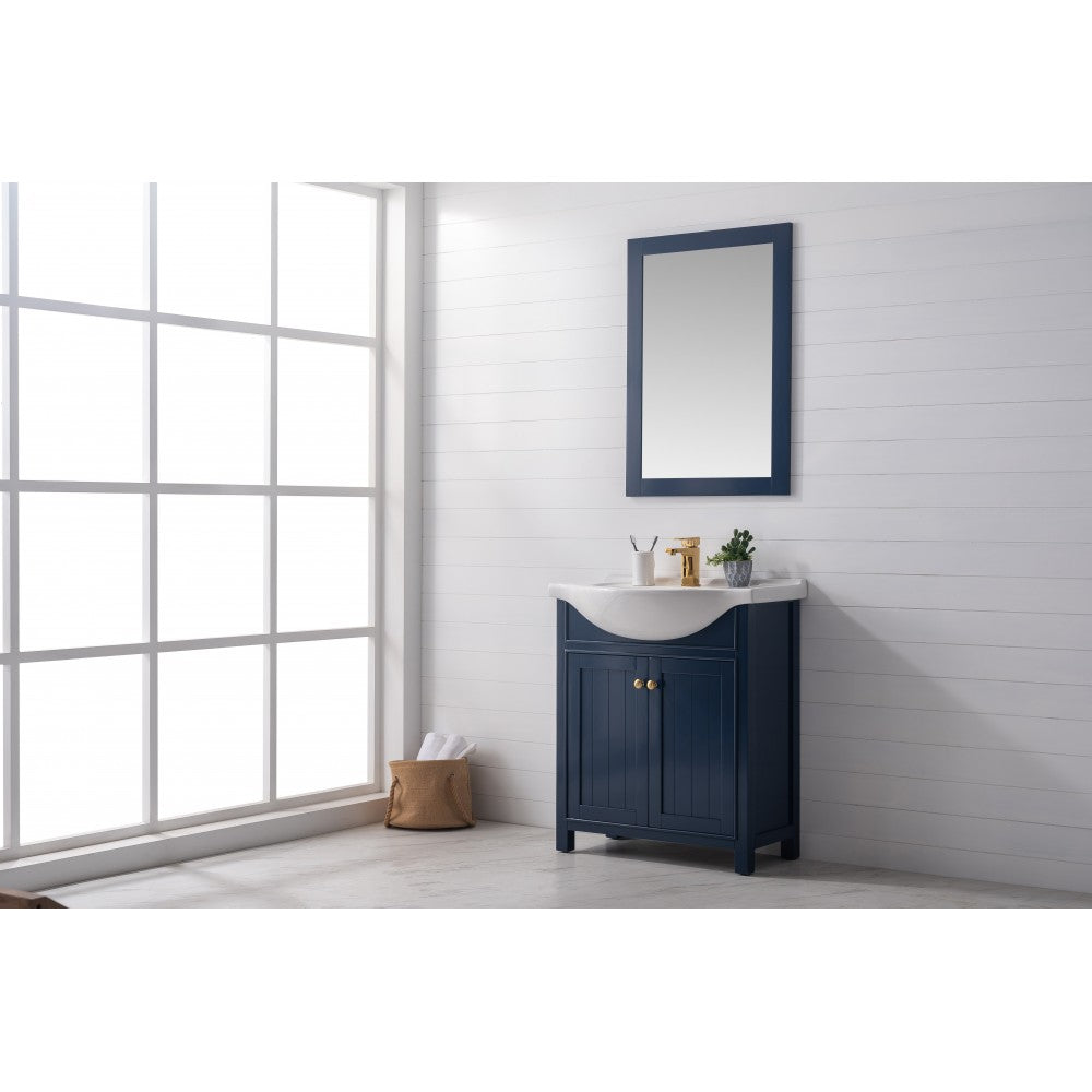 Marian 30" Single Sink Vanity In Blue