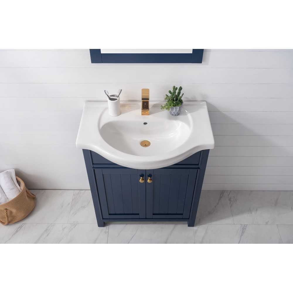 Marian 30" Single Sink Vanity In Blue