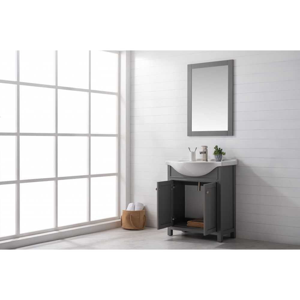 Marian 30" Single Sink Vanity In Gray