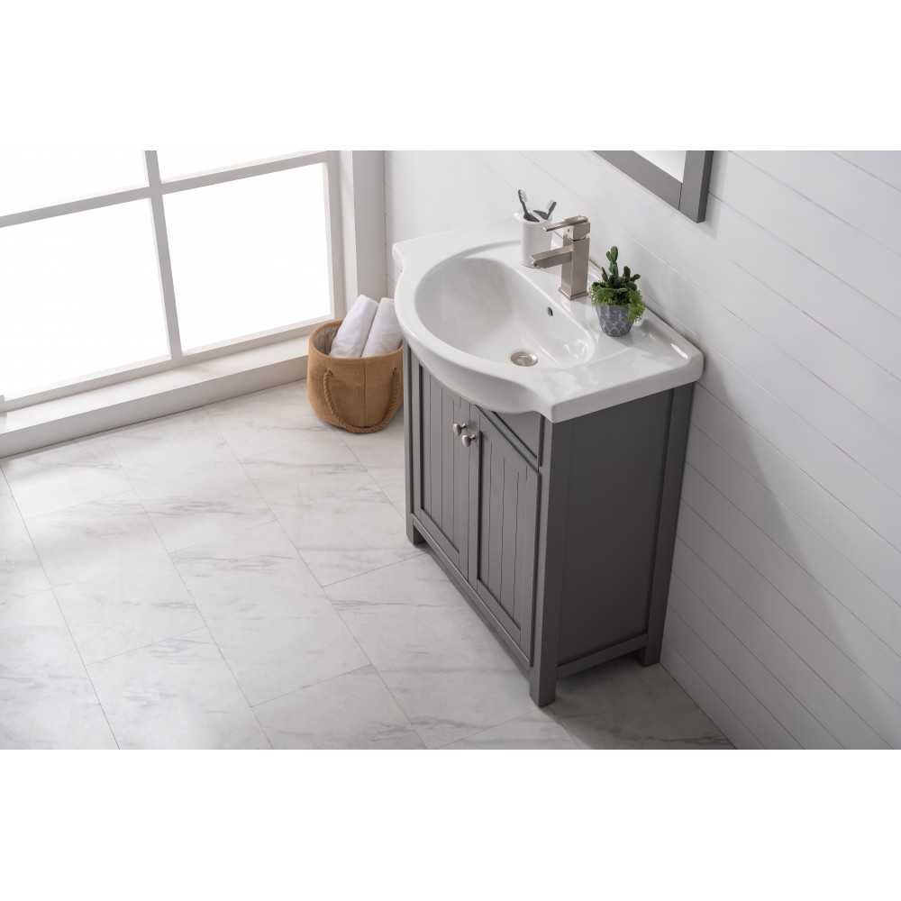 Marian 30" Single Sink Vanity In Gray