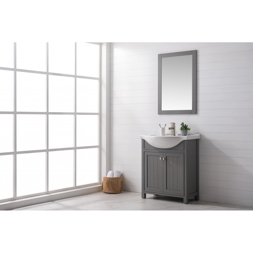 Marian 30" Single Sink Vanity In Gray