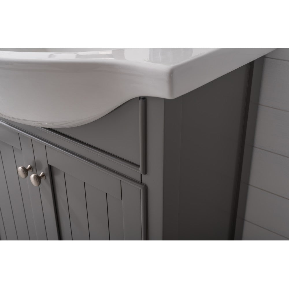 Marian 30" Single Sink Vanity In Gray