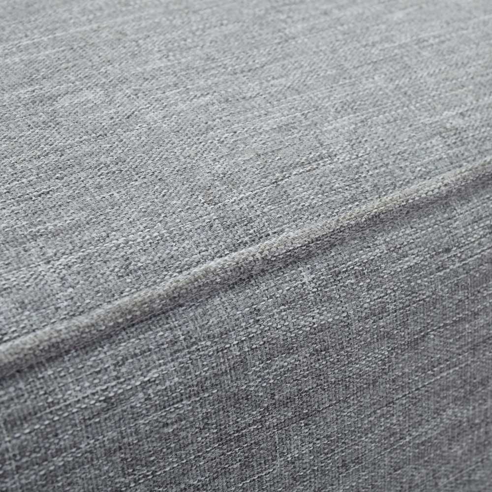 Marina Outdoor Patio Teak Corner Sofa, Natural Gray