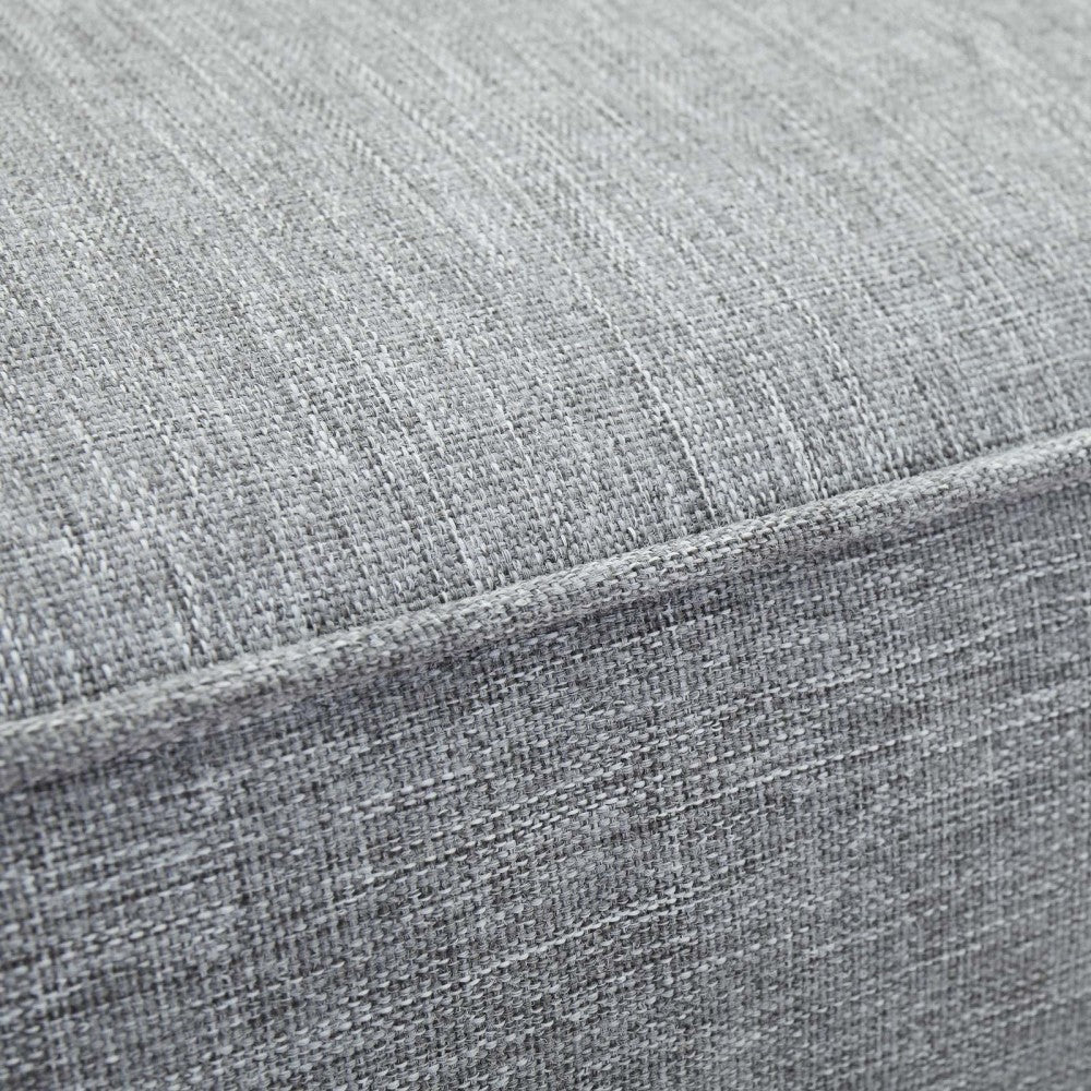 Marina Outdoor Patio Teak Loveseat, Natural Gray