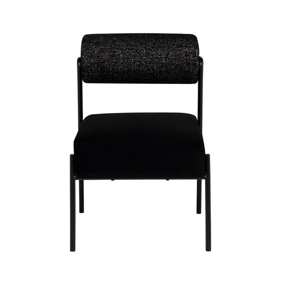 Marni Salt & Pepper Fabric Dining Chair