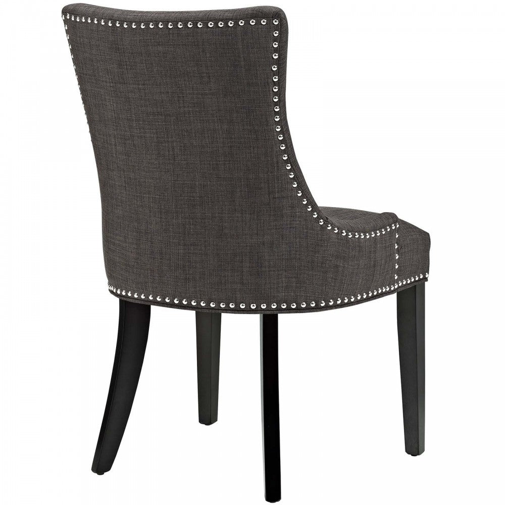 Marquis Fabric Dining Chair, Brown