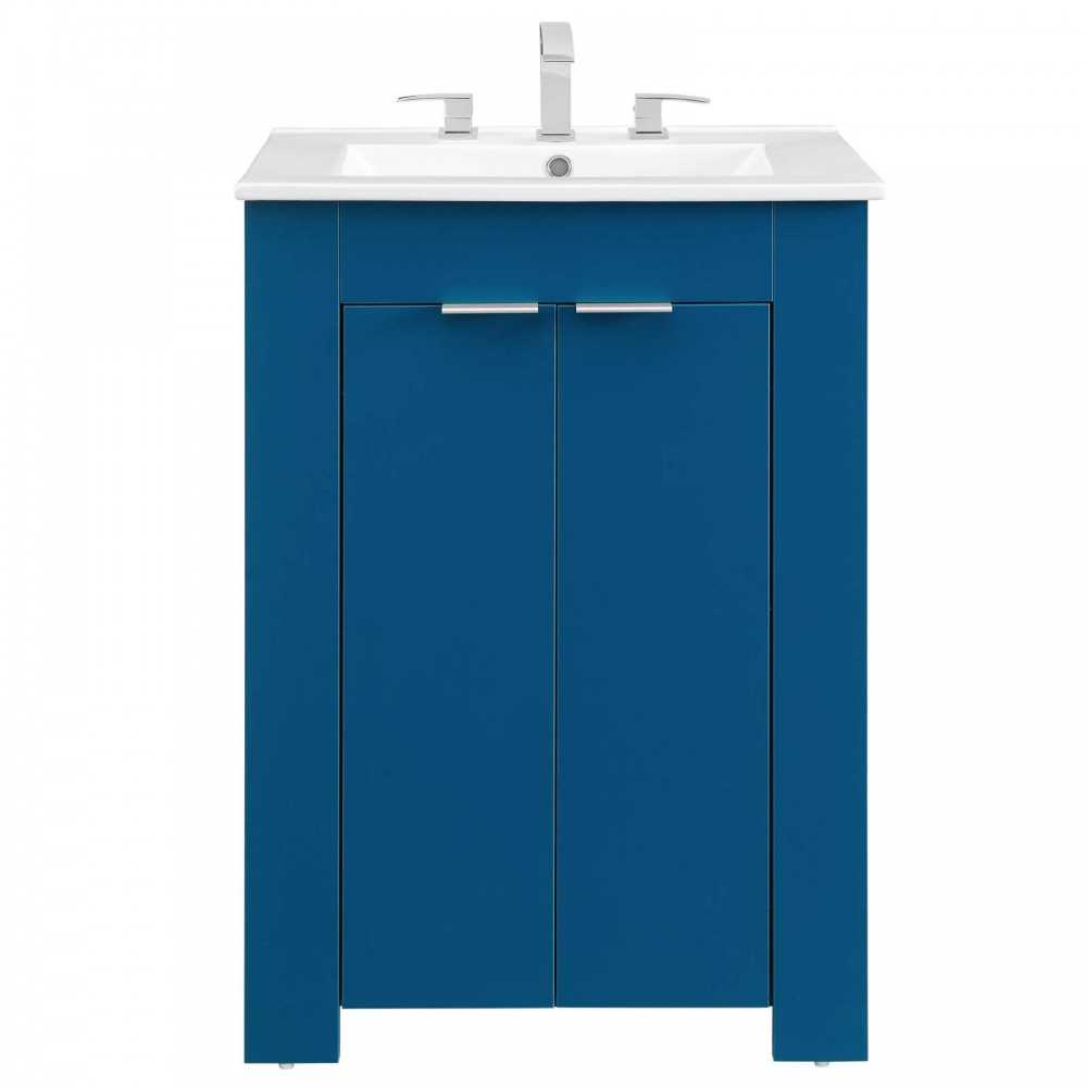 Maybelle 24" Bathroom Vanity, Navy White