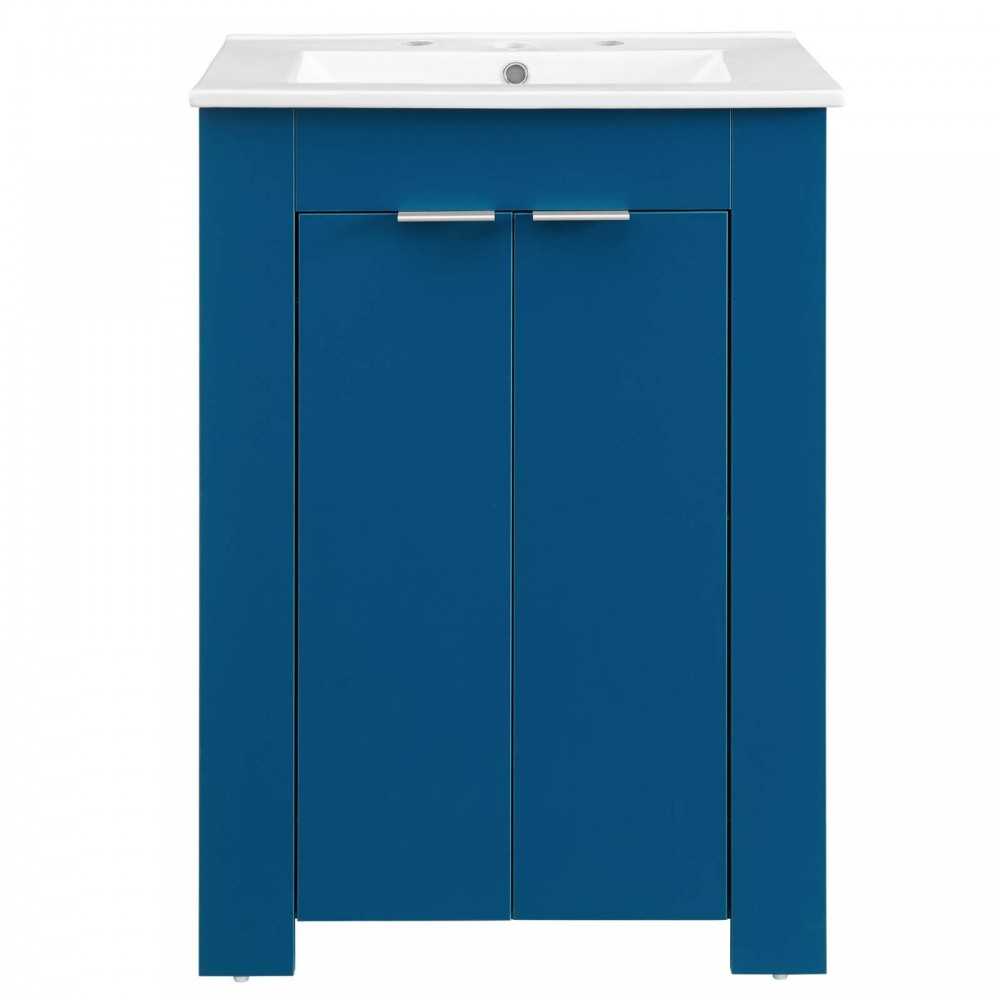Maybelle 24" Bathroom Vanity, Navy White