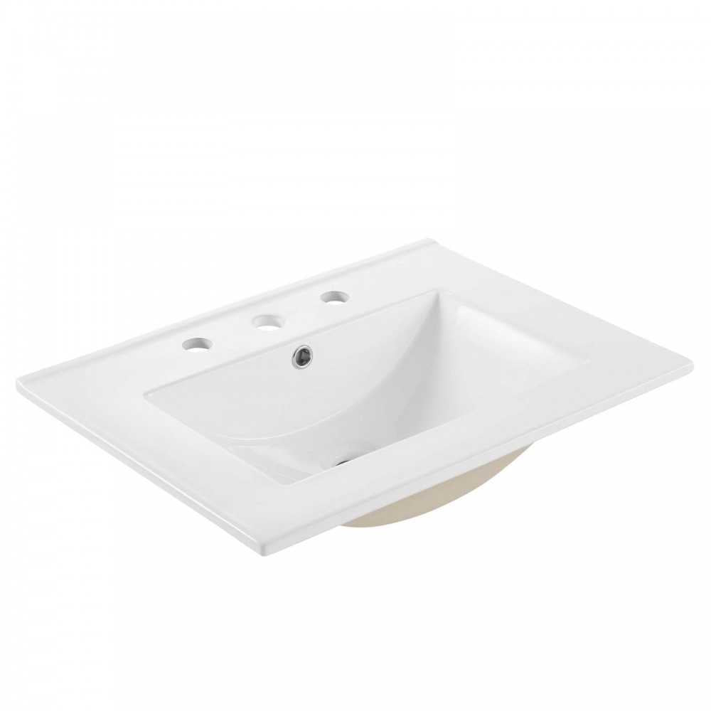 Maybelle 24" Bathroom Vanity, Navy White
