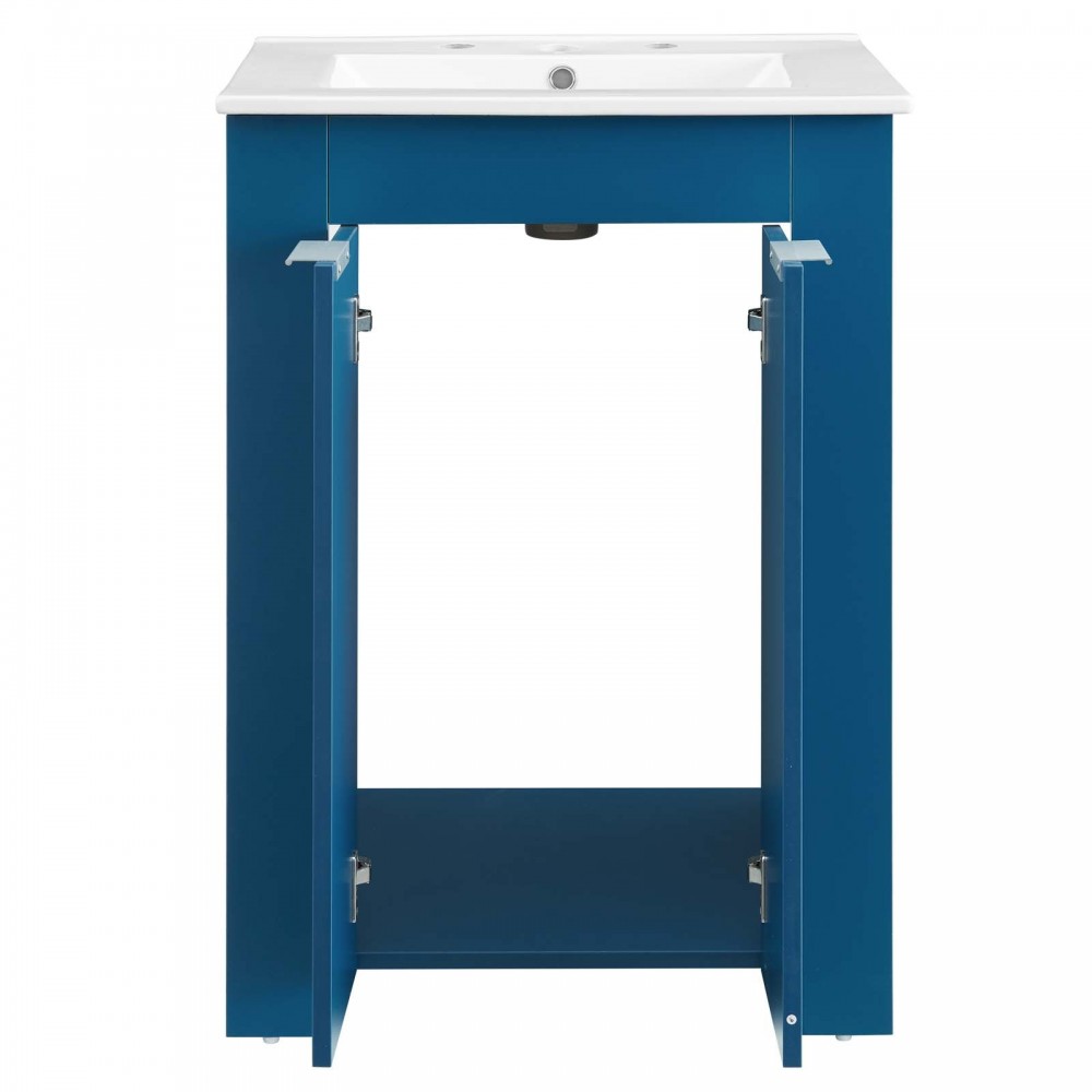 Maybelle 24" Bathroom Vanity, Navy White