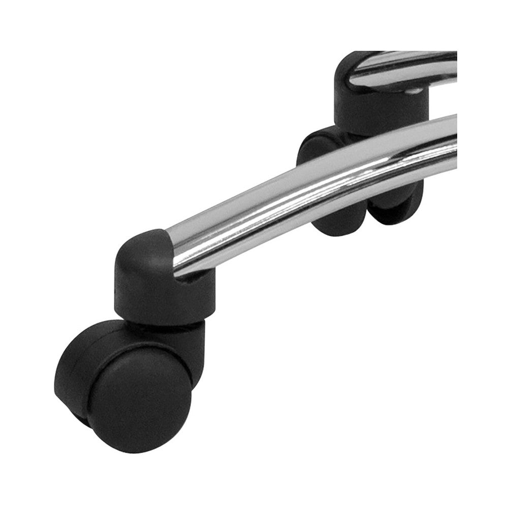 Medical Ergonomic Stool with Chrome Base