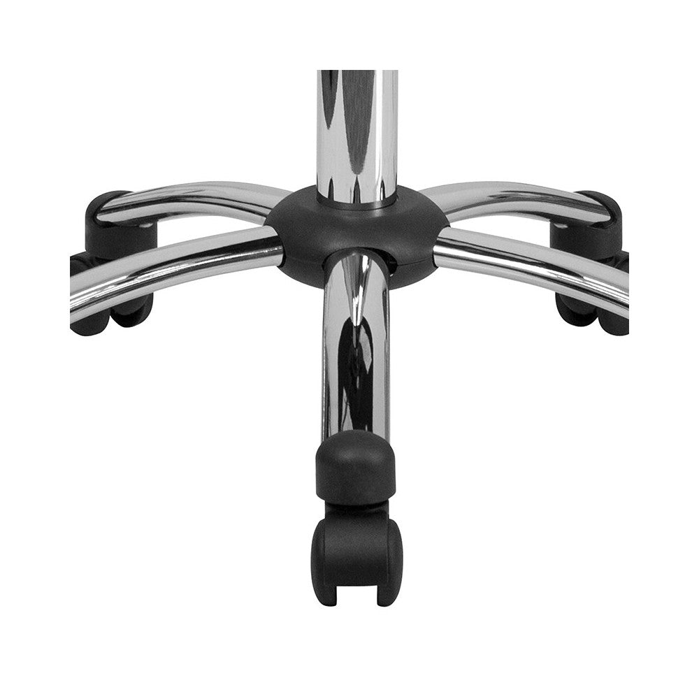 Medical Ergonomic Stool with Chrome Base