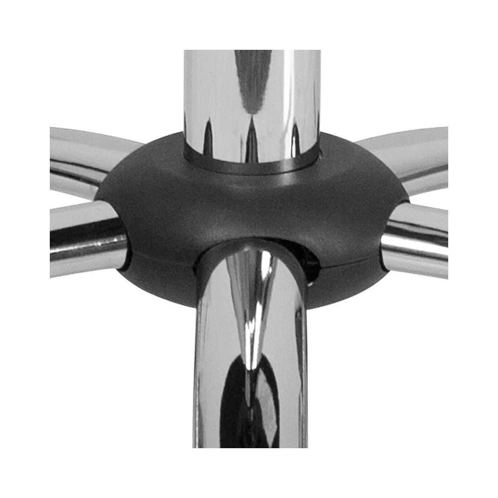 Medical Ergonomic Stool with Chrome Base