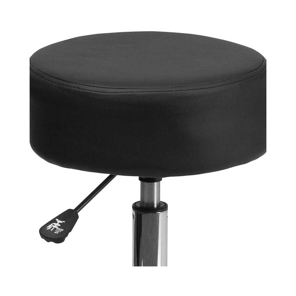 Medical Ergonomic Stool with Chrome Base